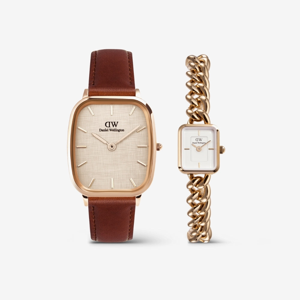 Marlon & Jolie Chain Rose Gold Set