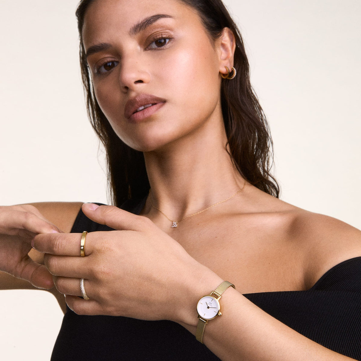 Crystal Zodiac Zincir Gold Renk Kolye
