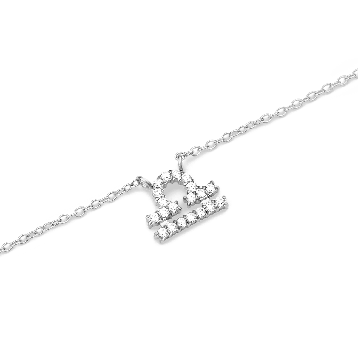 Crystal Zodiac Zincir Silver Renk Kolye