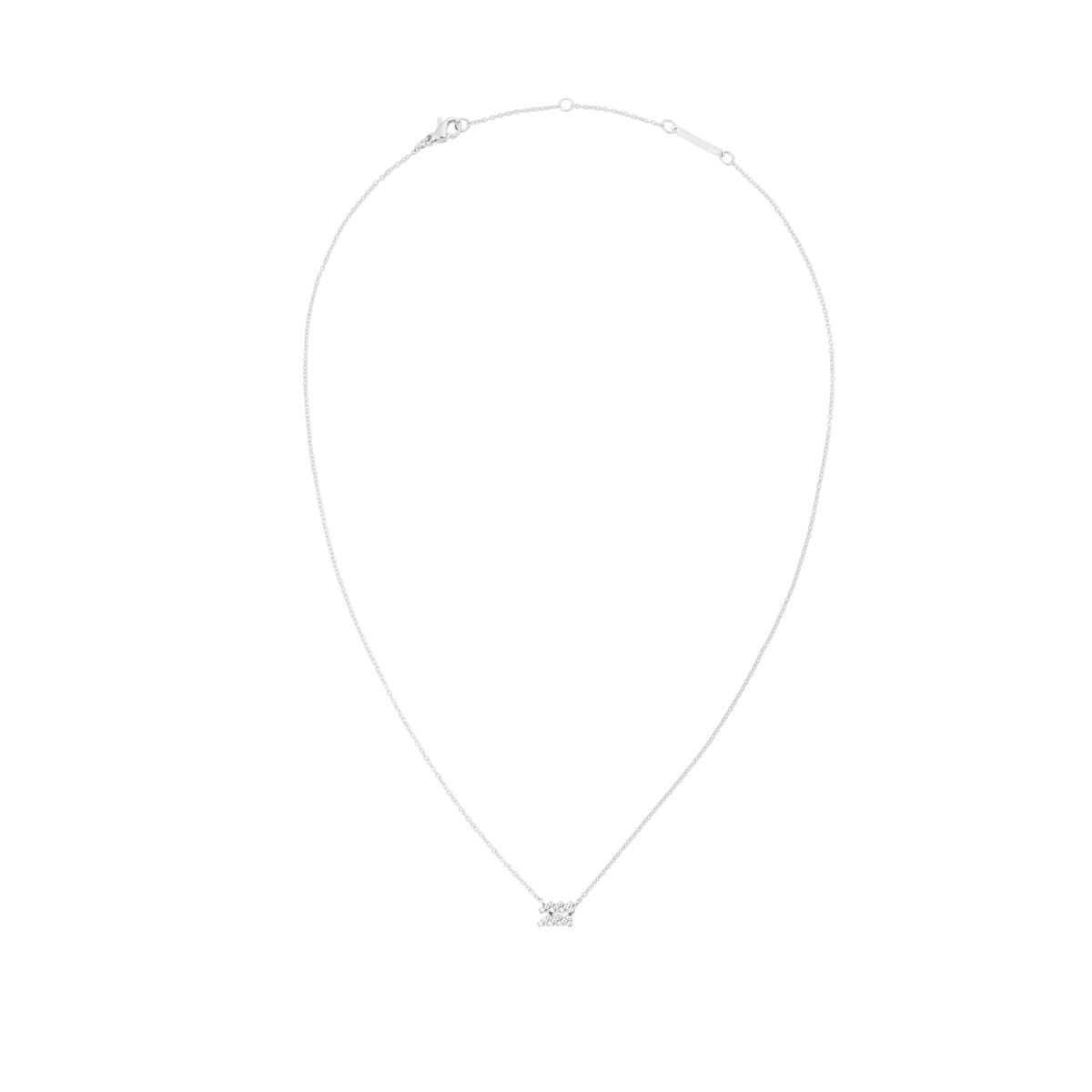 Crystal Zodiac Zincir Silver Renk Kolye