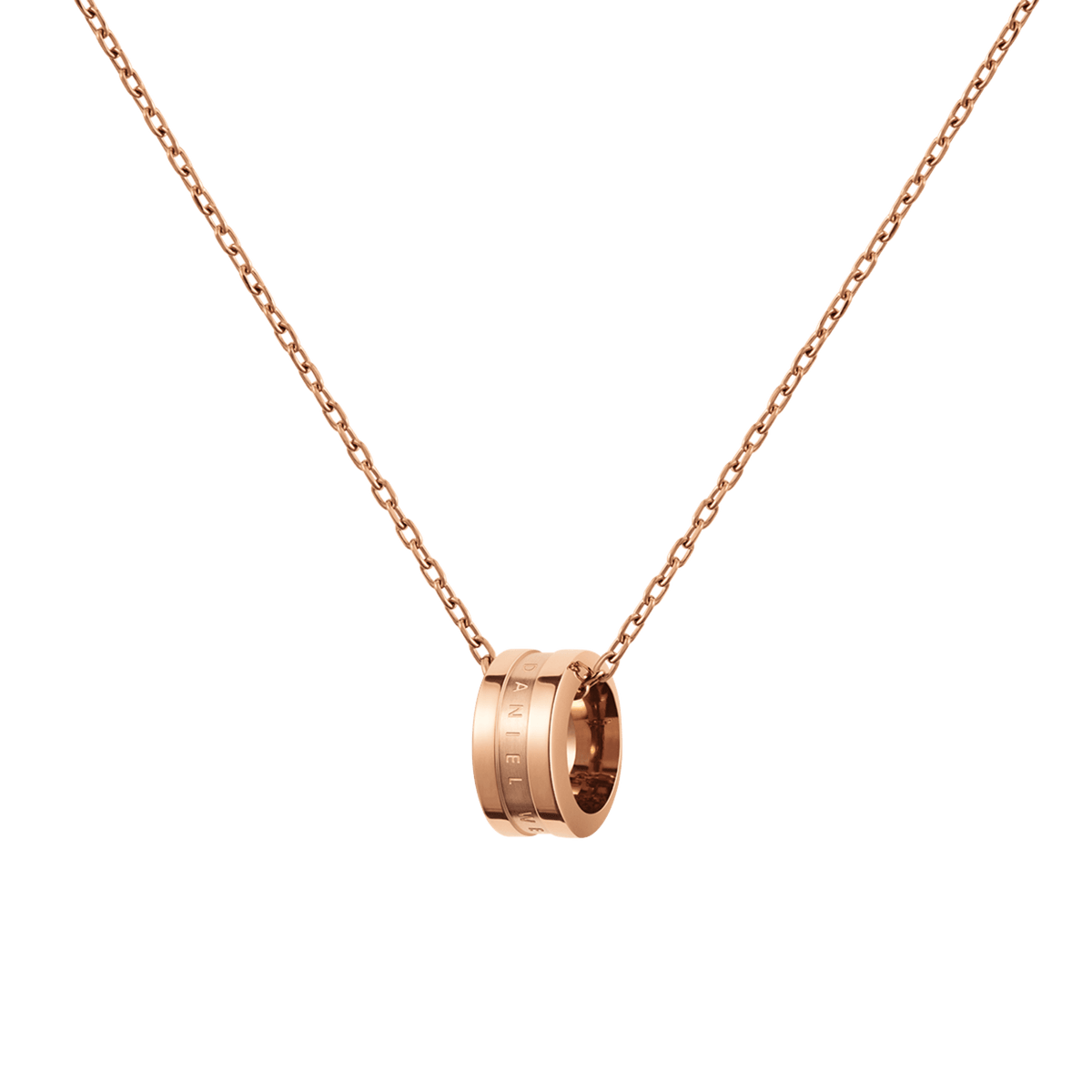 Elan İnce Zincir Rose Gold Renk Kadın Kolye