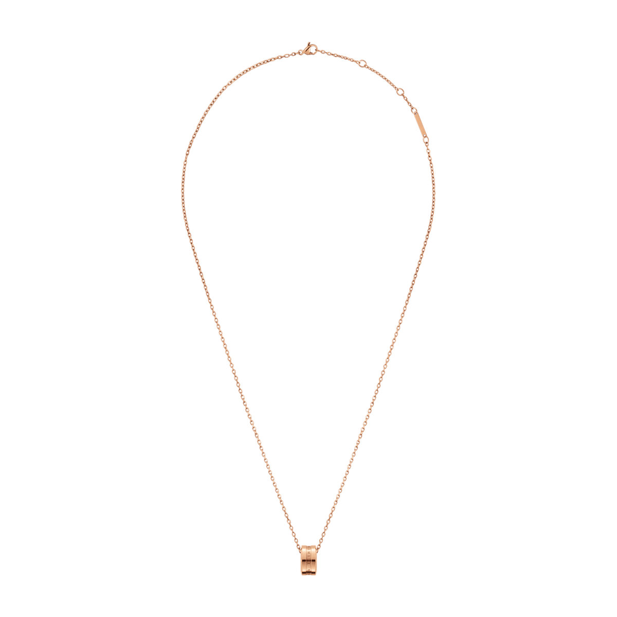 Elan İnce Zincir Rose Gold Renk Kadın Kolye