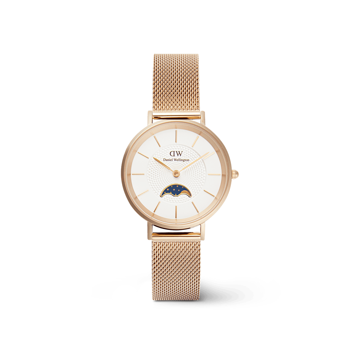 yuvarlak rose gold kadın saat