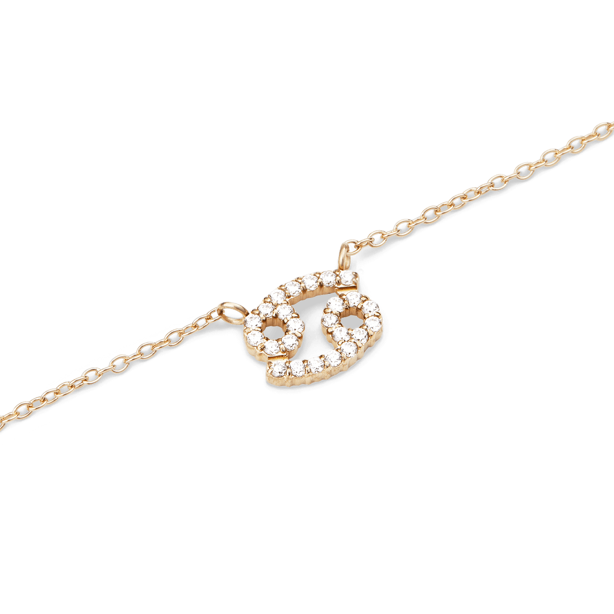 Crystal Zodiac Zincir Gold Renk Kolye