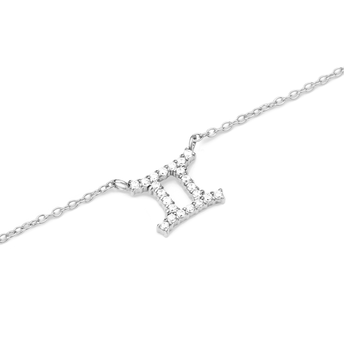 Crystal Zodiac Zincir Silver Renk Kolye