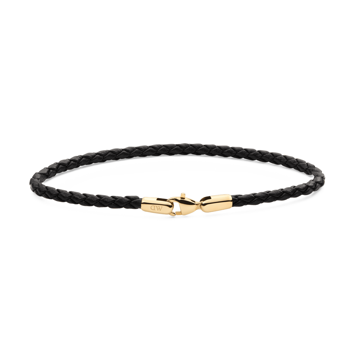 Daniel Braided Leather Bracelet Sheffield 2.8 Gold