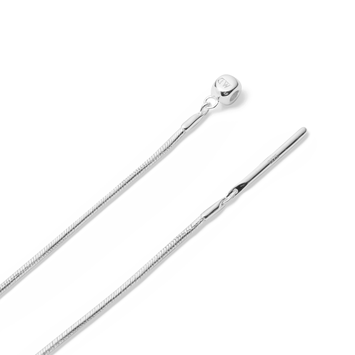 Charms Yılan S925 Sterling Silver Kolye