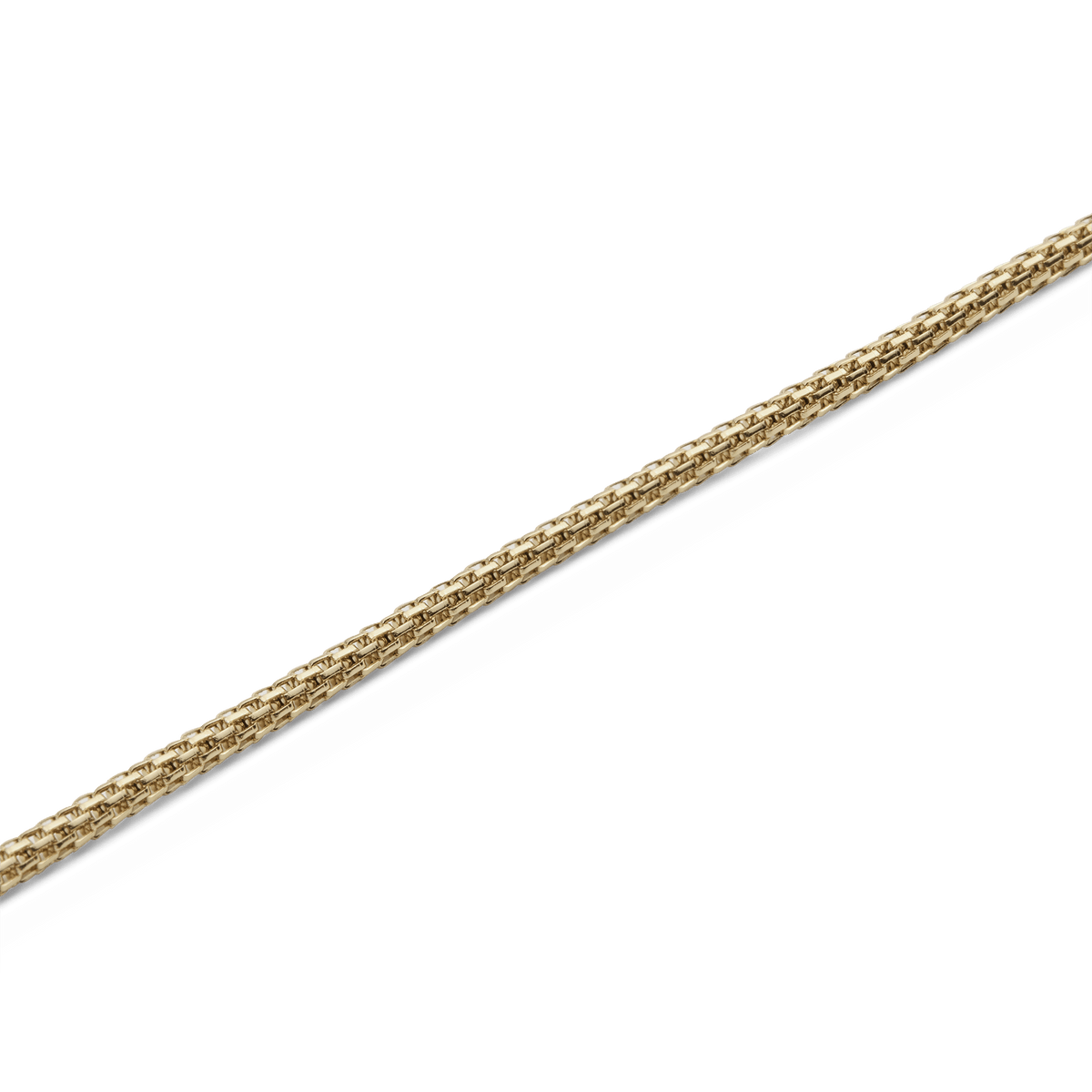 Tide Mesh Zincir Gold Renk Kolye