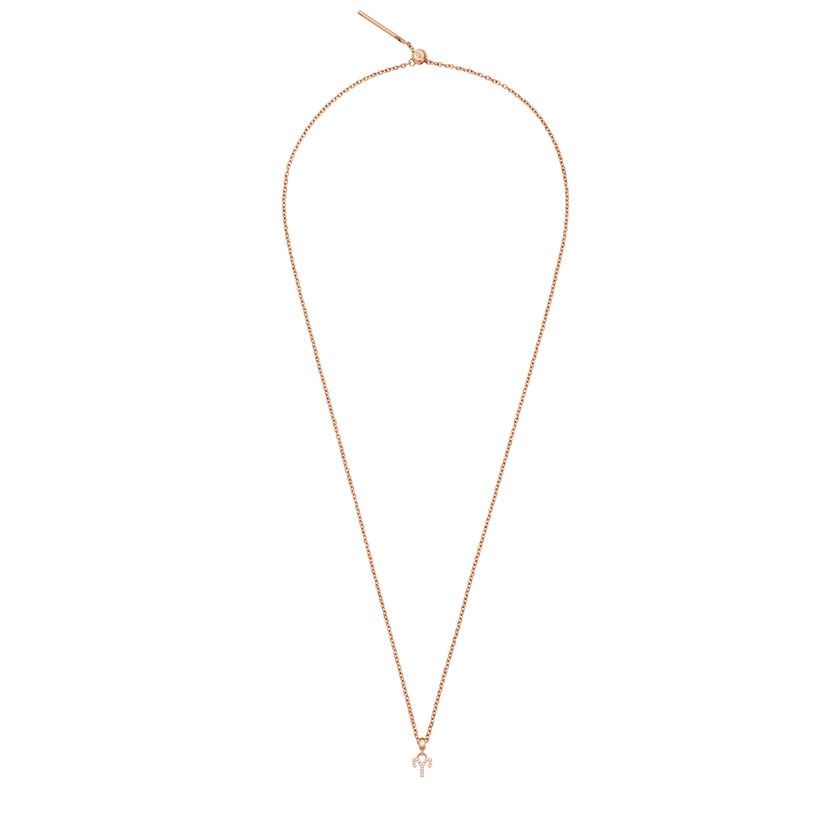 Crystal Zodiac Charm Rose Gold