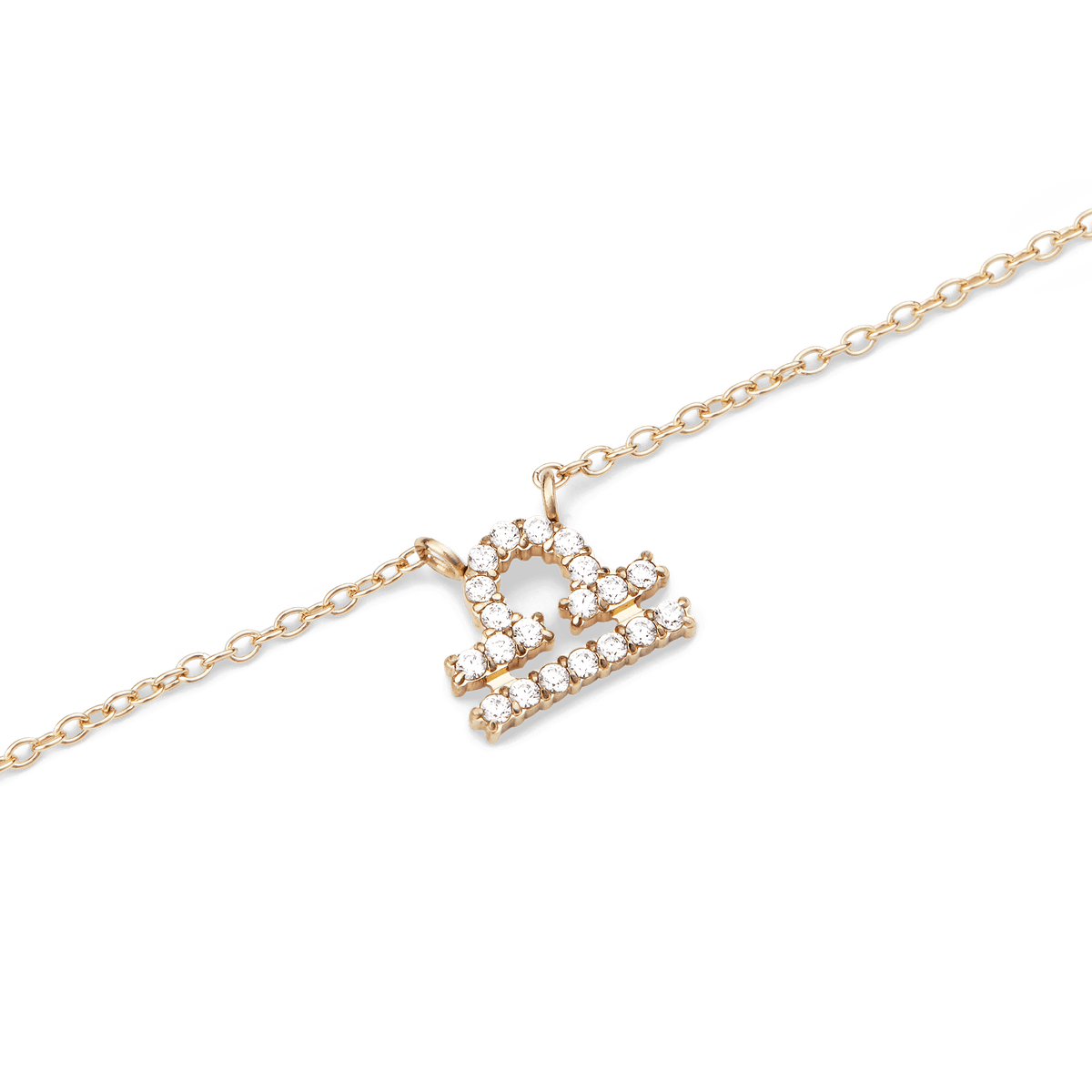 Crystal Zodiac Zincir Gold Renk Kolye