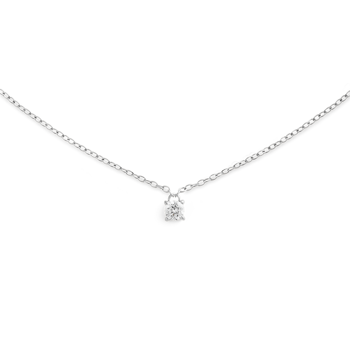Mirelle Solitaire Taşlı Silver Renk Kolye