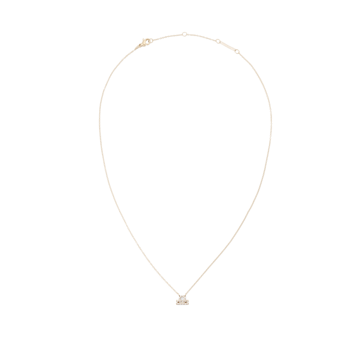 Crystal Zodiac Zincir Gold Renk Kolye