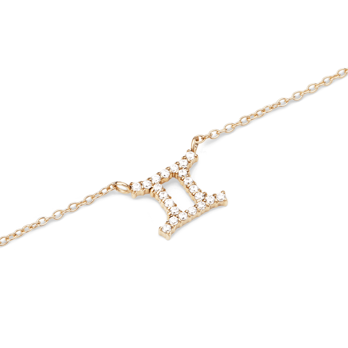 Crystal Zodiac Zincir Gold Renk Kolye