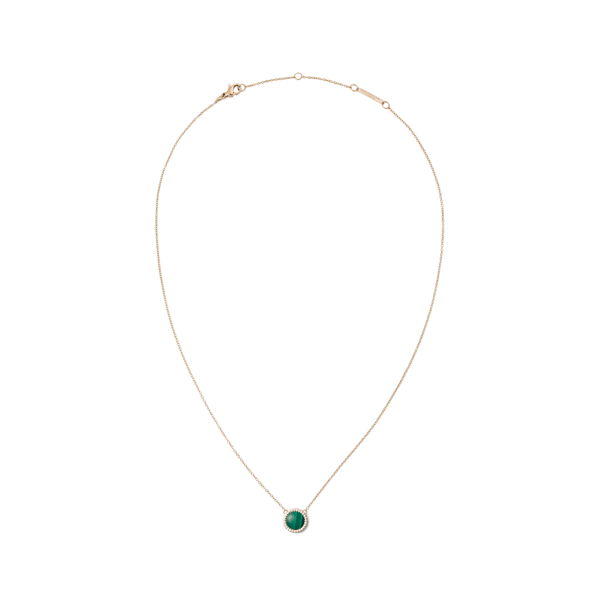 Audrey Malakit Taşlı Rose Gold Renk Kolye