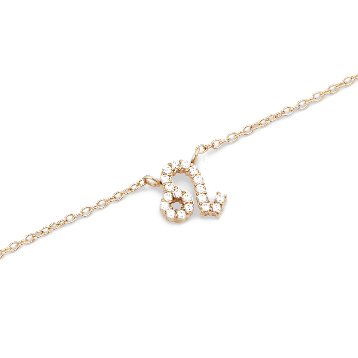 Crystal Zodiac Zincir Gold Renk Kolye