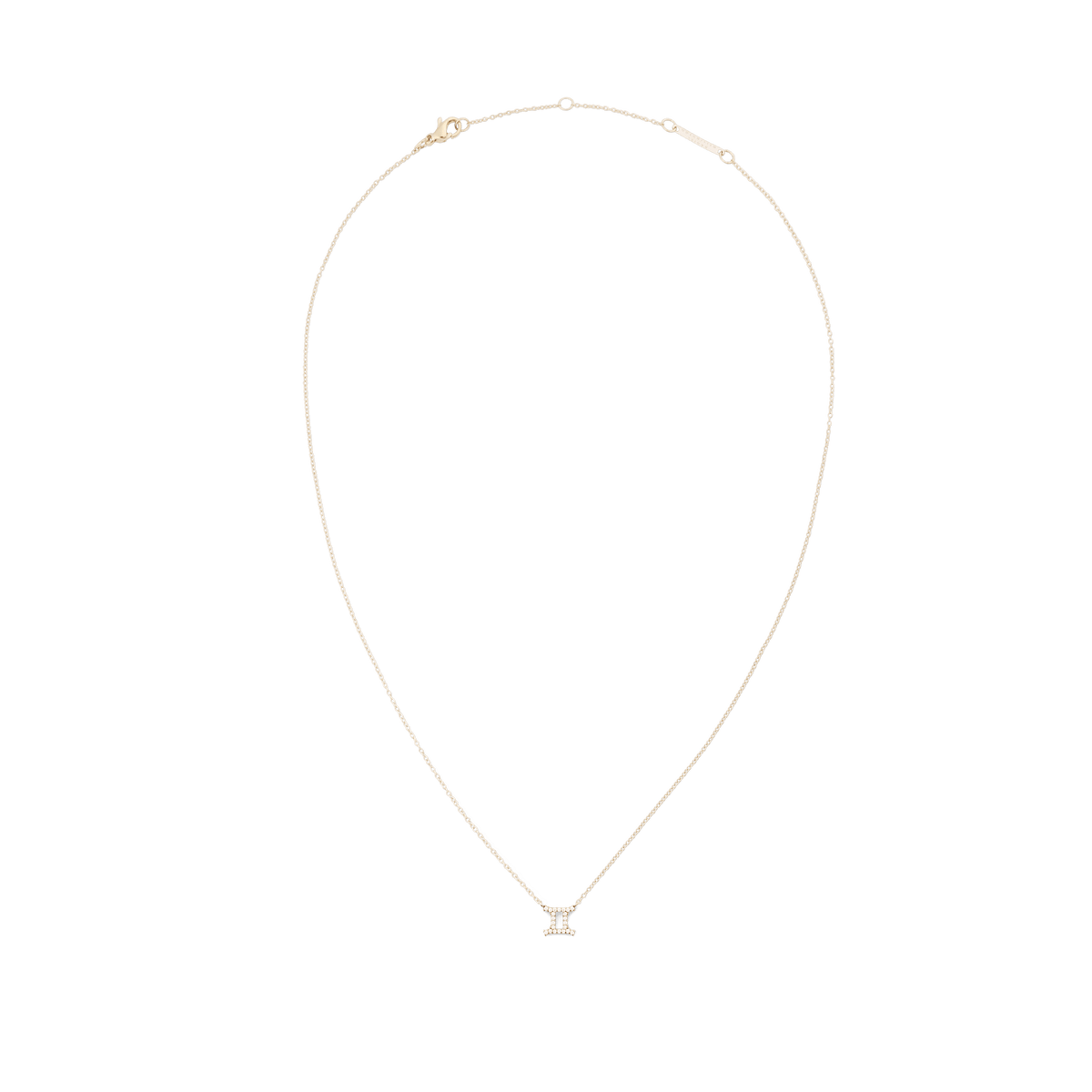 Crystal Zodiac Zincir Gold Renk Kolye