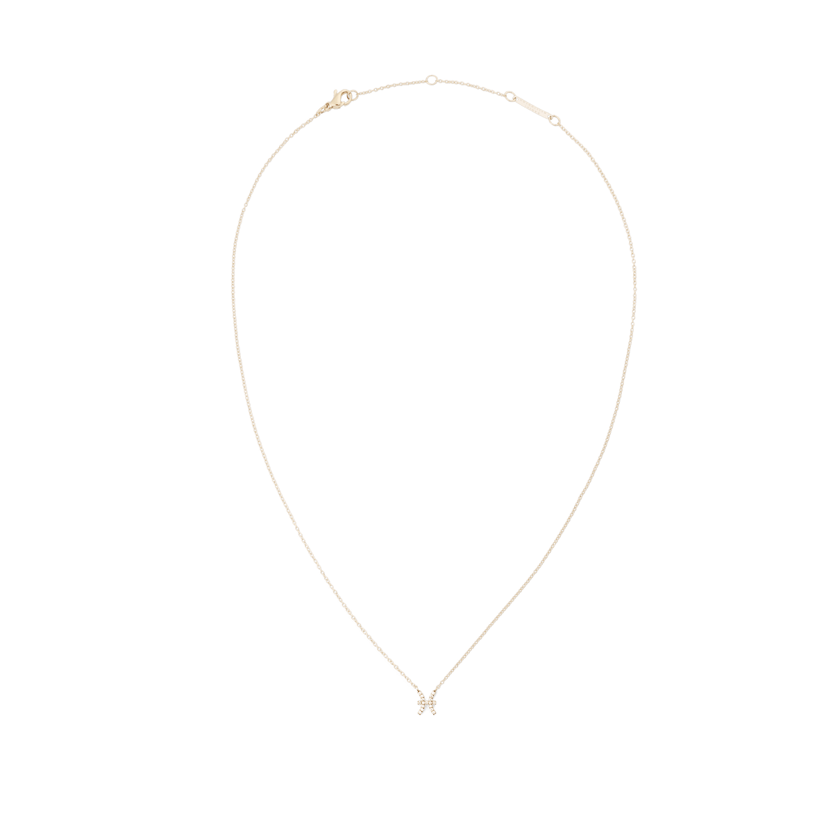 Crystal Zodiac Zincir Gold Renk Kolye