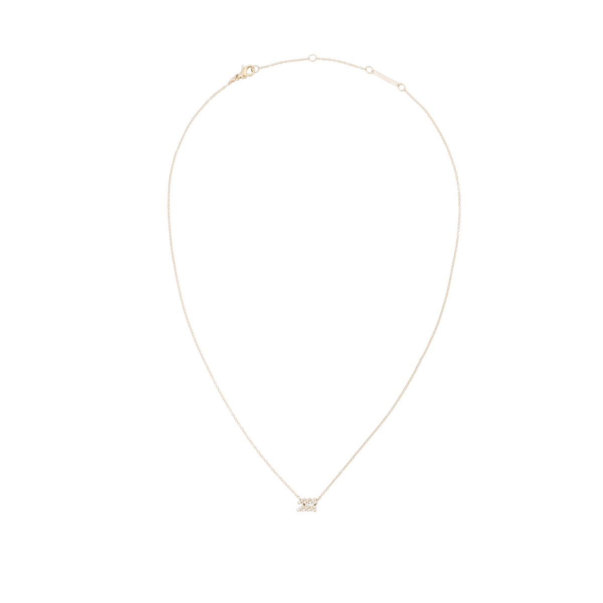 Crystal Zodiac Zincir Gold Renk Kolye