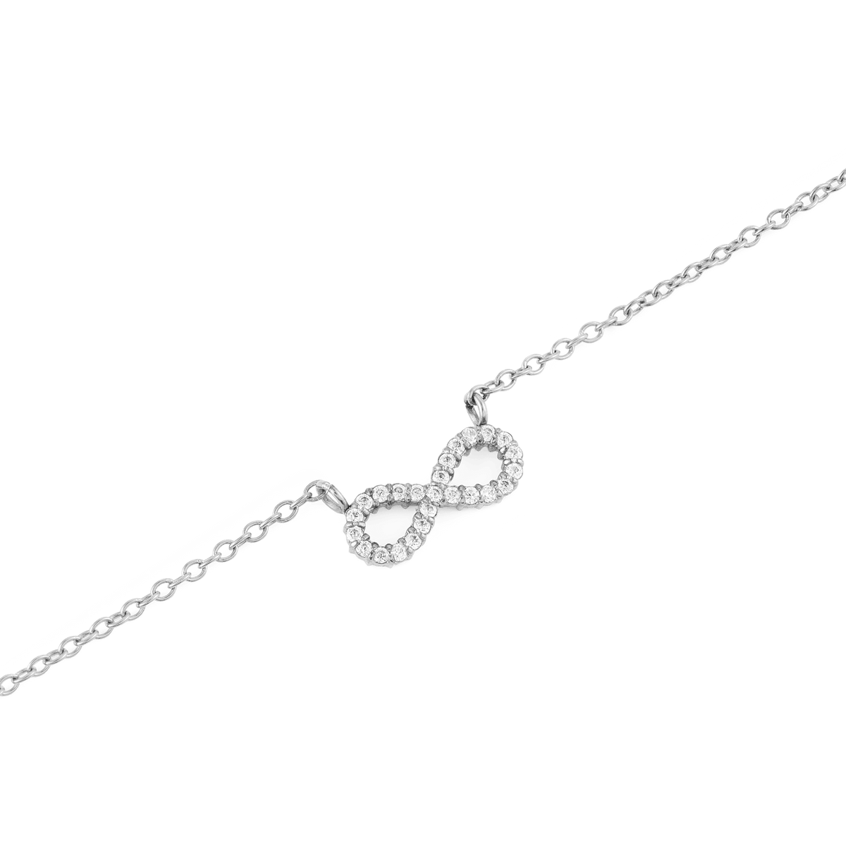 Mirelle Sonsuzluk Silver Renk Kolye