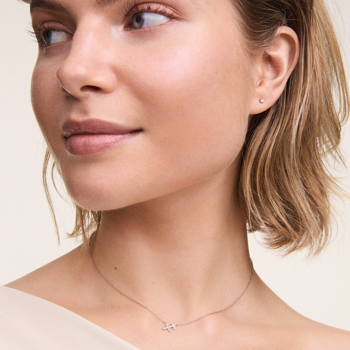 Crystal Zodiac Zincir Gold Renk Kolye