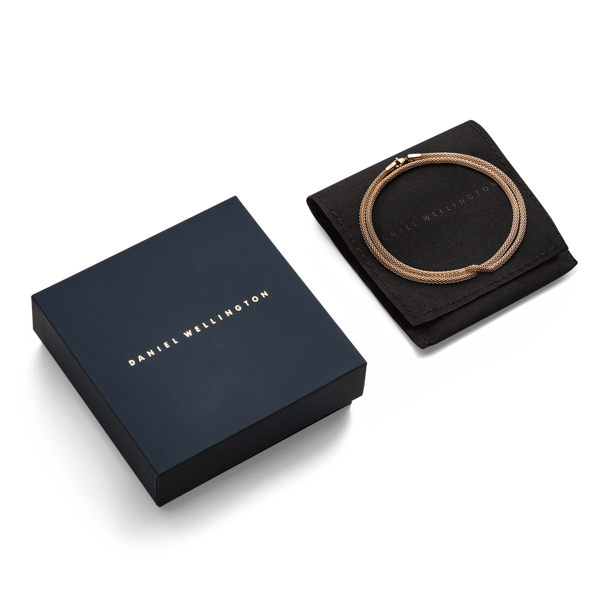 Tide Mesh Zincir Rose Gold Renk Kolye