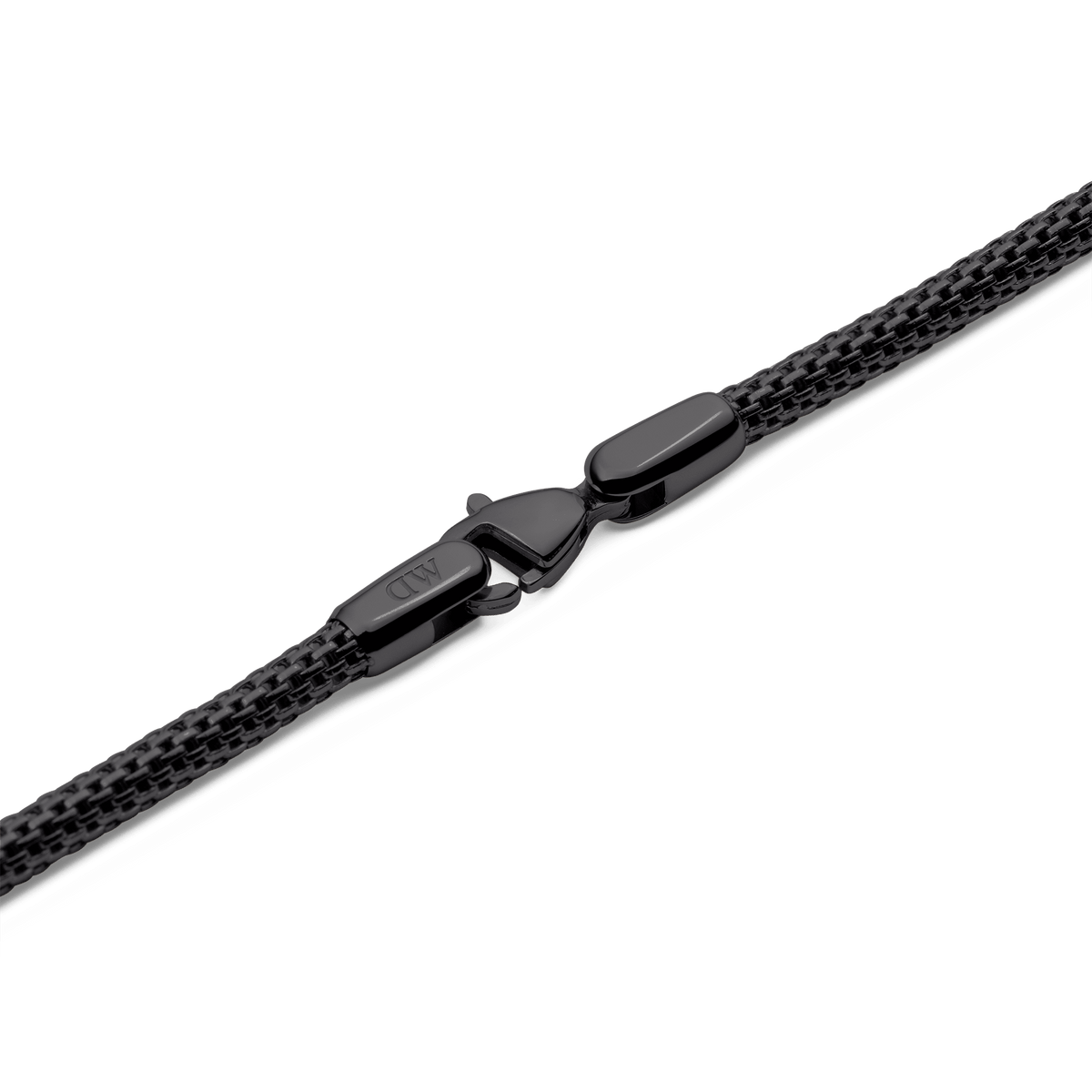 Tide Mesh Zincir Siyah Renk Kolye