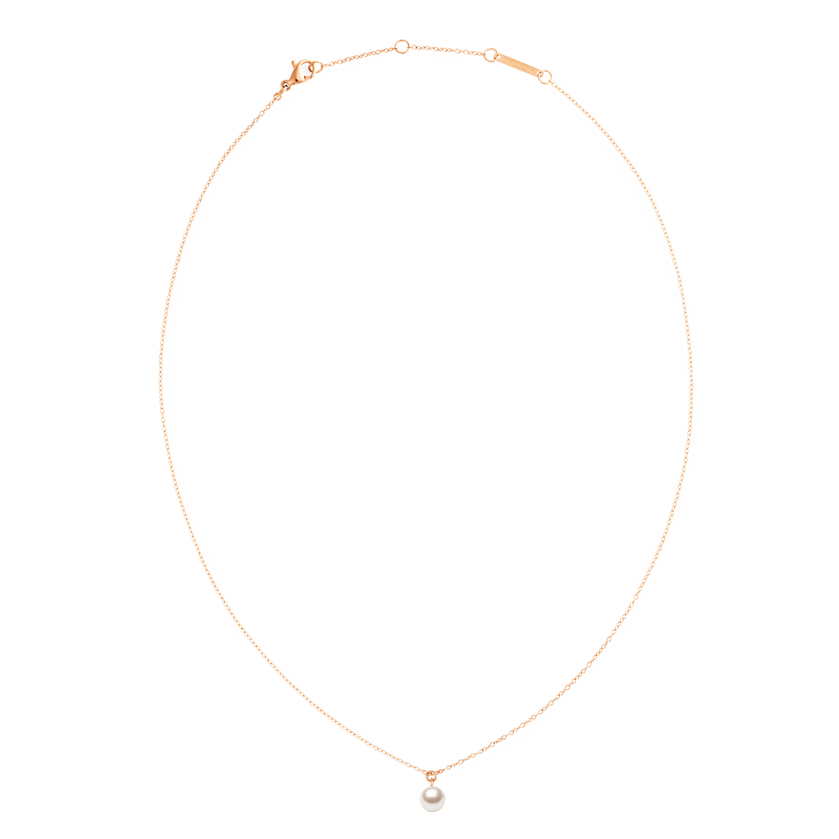 Pearl İnci Kolye Rose Gold Renk