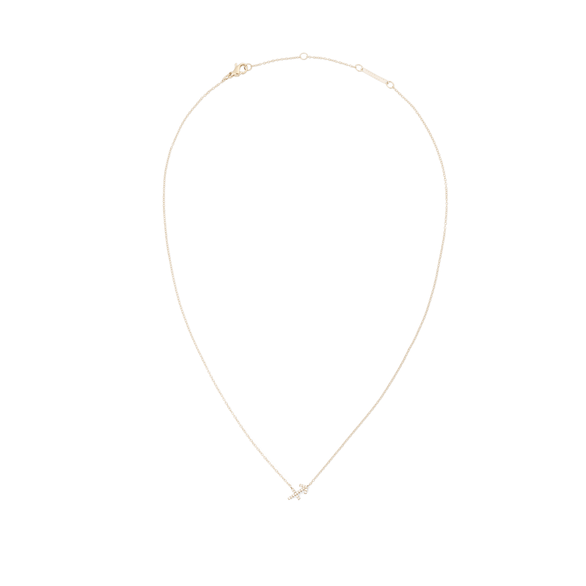 Crystal Zodiac Zincir Gold Renk Kolye