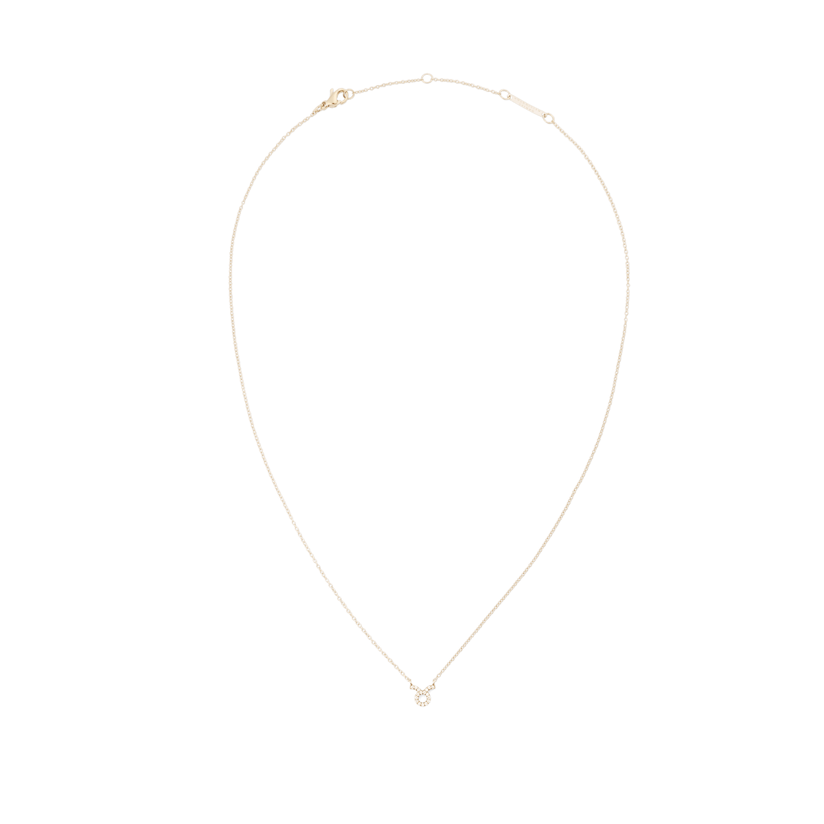 Crystal Zodiac Zincir Gold Renk Kolye