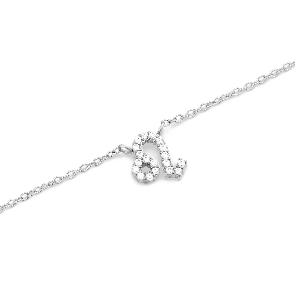 Crystal Zodiac Zincir Silver Renk Kolye