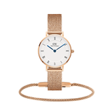 Petite Roman Numerals Melrose & Tide Mesh Bracelet Melrose 1.8