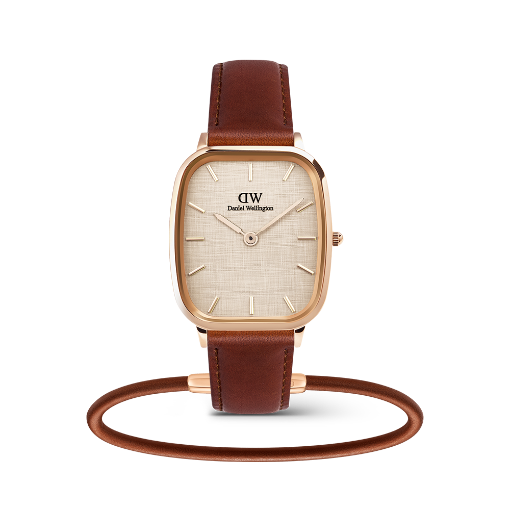 Marlon St Mawes Linen Rose Gold & St Mawes Bracelet Rose Gold