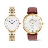 Petite Roman Numerals 5-Link & Classic Multi-Eye St Mawes Gold