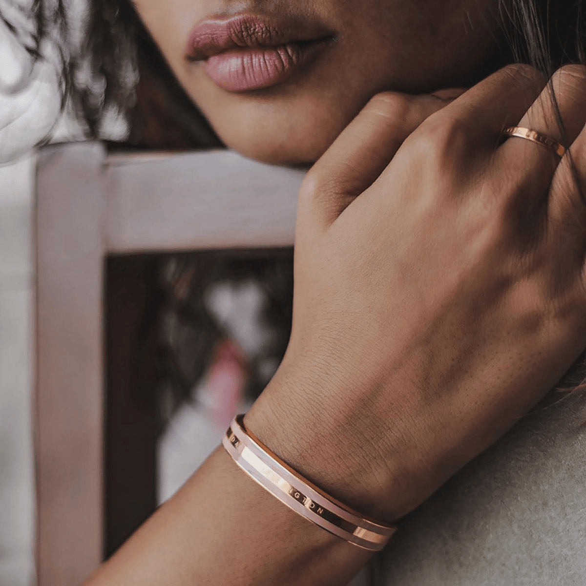 Jewellery Bracelet in silver gold or rose gold color DW