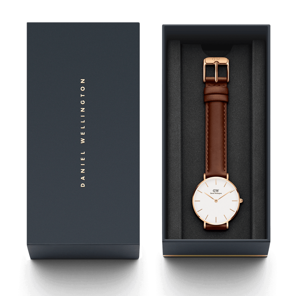 Petite ST Mawes Rose Gold Kad n Saat DW
