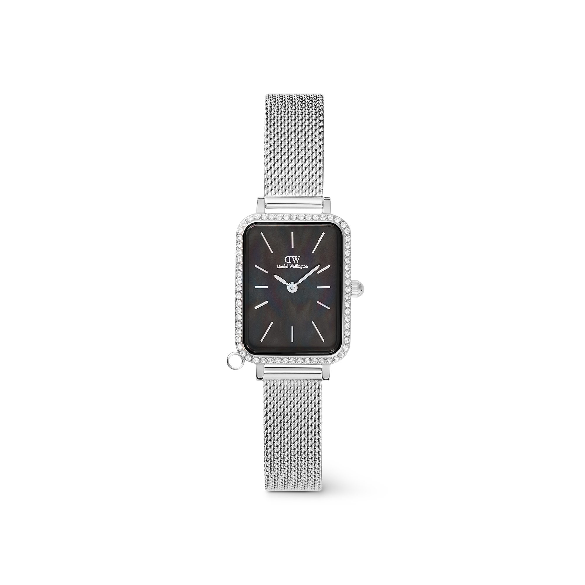 Quadro Crystal Zodiac Sterling Silver Kadın Kol Saati