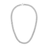 Ellipse Cuban Zincir Silver Renk Erkek Kolye