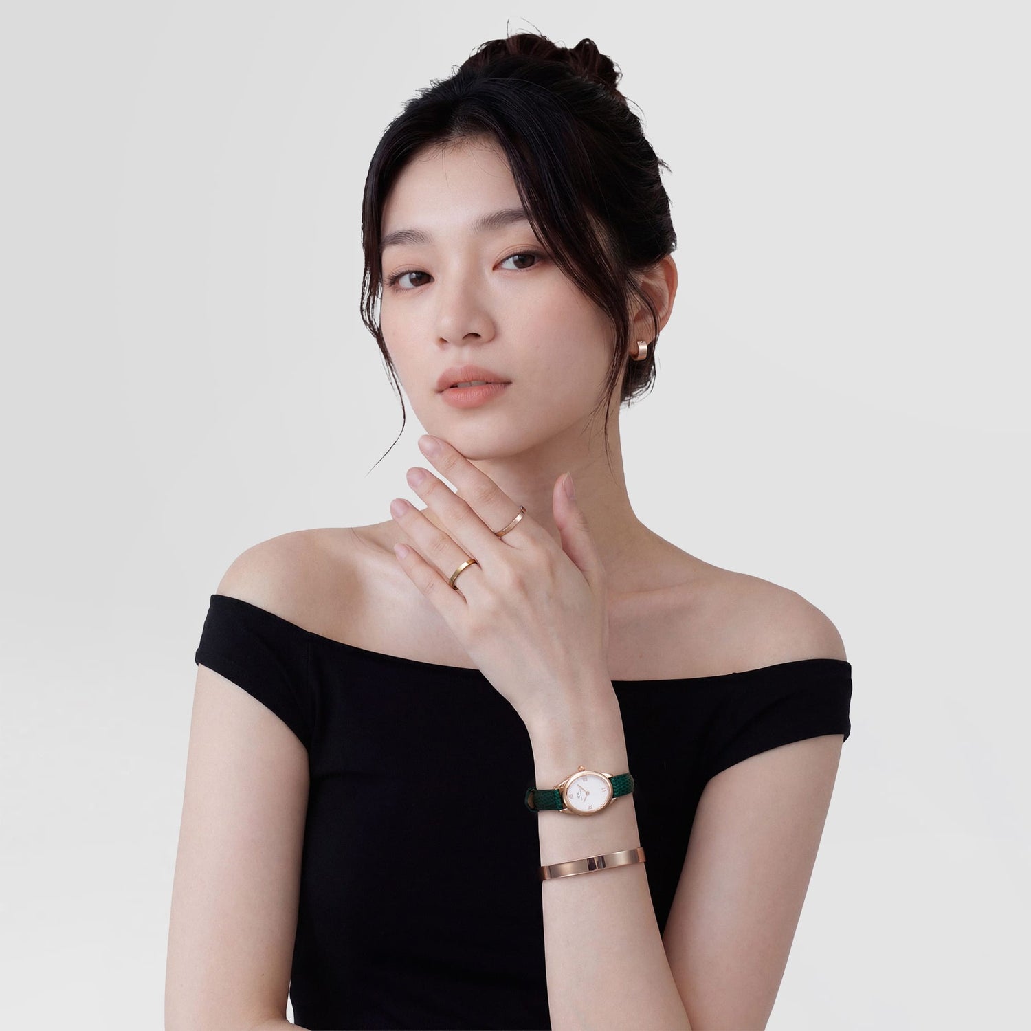 Line Ring Polished Rose Gold 2.5mm