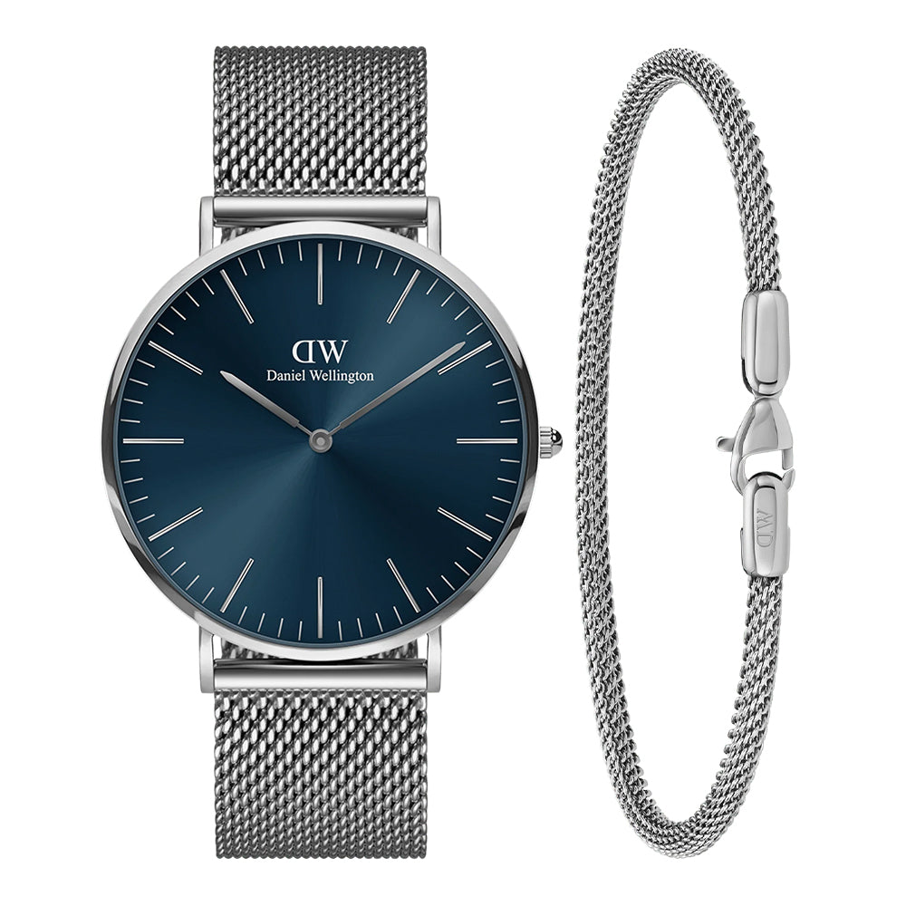 Classic Mesh Arctic + Mesh Bracelet Sterling