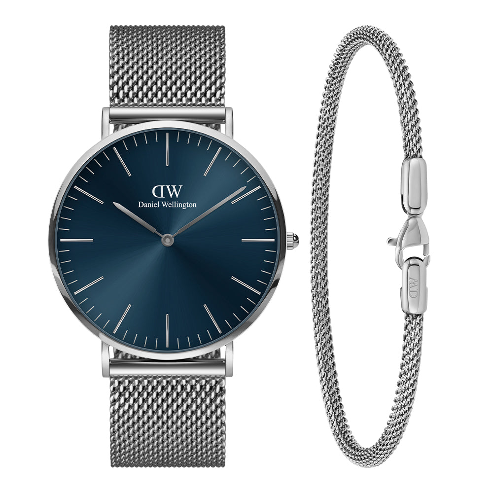 Classic Mesh Arctic + Mesh Bracelet Sterling