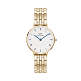 Petite Roman Numerals 5-Link Gold