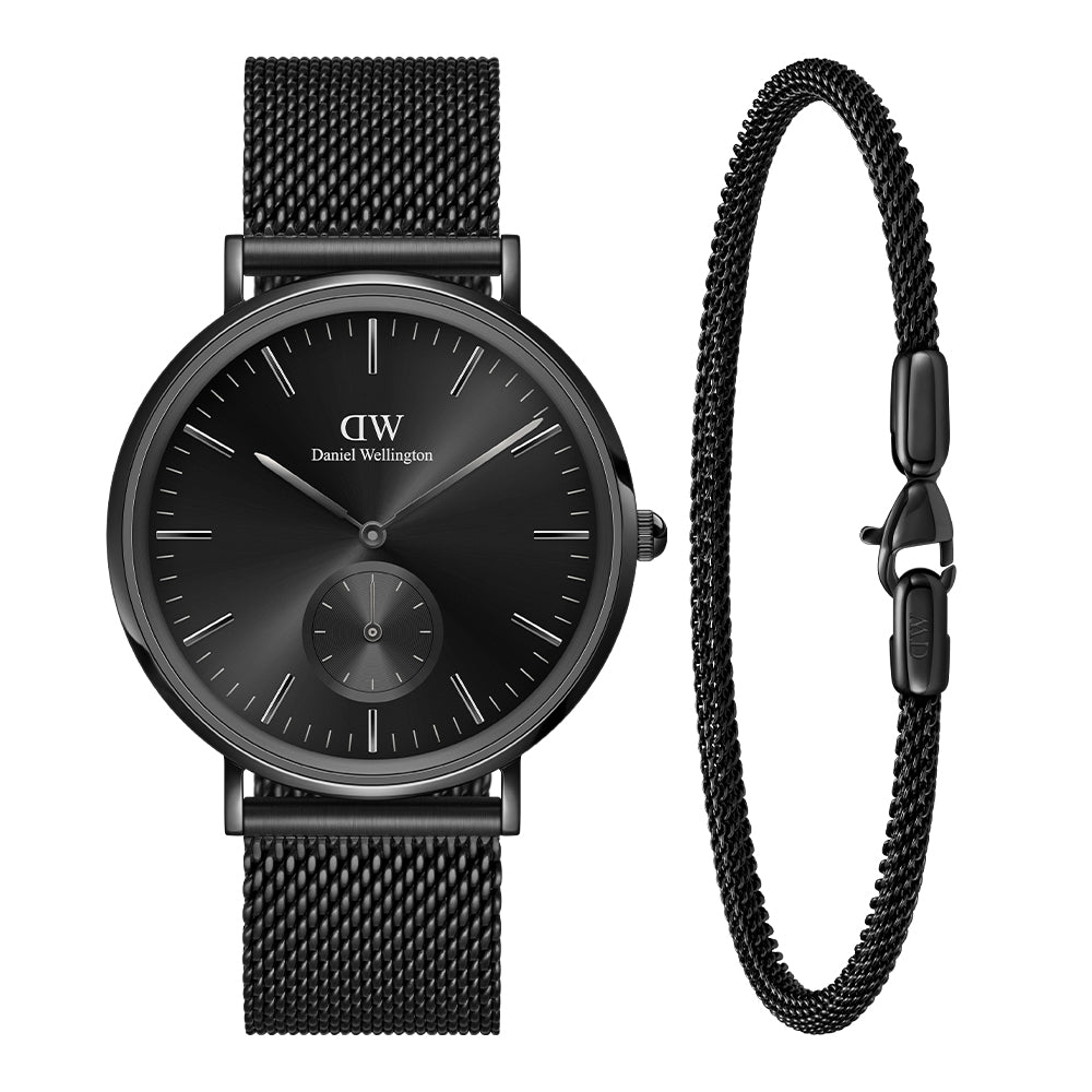 Classic Multi-Eye Onyx + Mesh Bracelet Ashfield