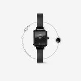 Quadro Mini Reflection & Audrey Black Bracelet Set