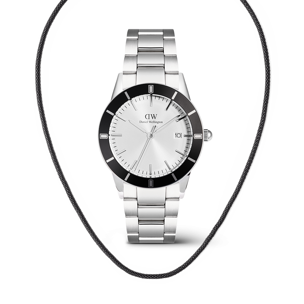 Iconic Paradigma Link & Tide Mesh Zincir Silver