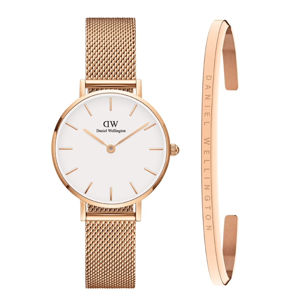 Petite Melrose + Classic Bracelet Rose Gold