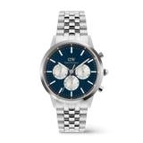 Iconic Chronograph Arch 5-Link Arctic Panda Silver