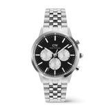 Iconic Chronograph Arch 5-Link Onyx Panda Silver