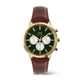 Iconic Chronograph  St Mawes Emerald Panda Gold