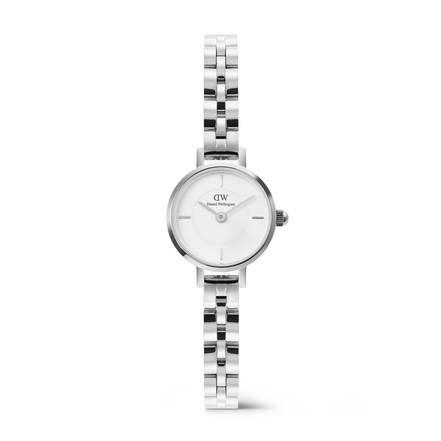 Petite Mini Arch 3-link White Silver
