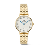 Petite Roman Numerals Date 5-link Gold